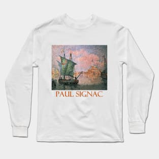 Venice - The Pink Cloud by Paul Signac Long Sleeve T-Shirt